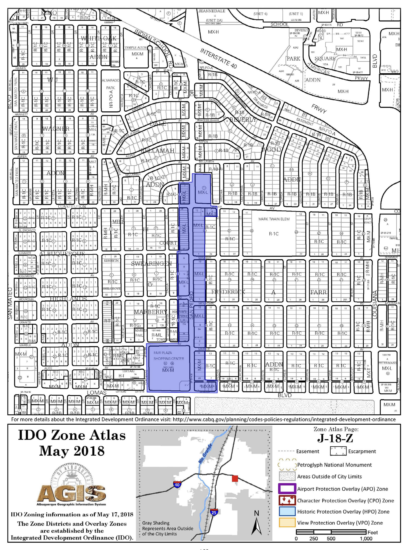  Map showing the parcels newly added to the Near Heights MRA 